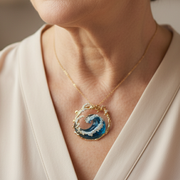 Ocean's Oath Gold Necklace